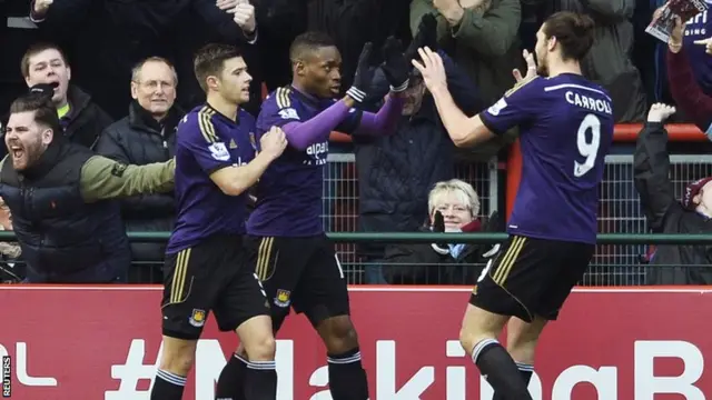 West Ham celebrate