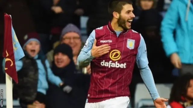 Carles Gil celebrates