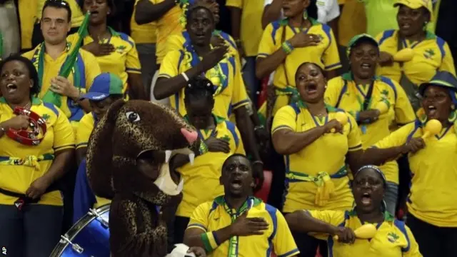 Gabon fans