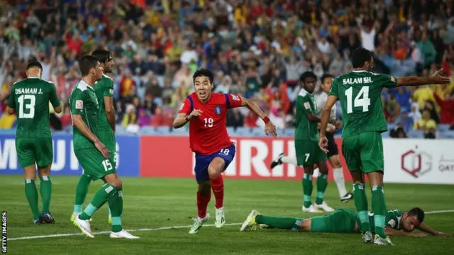 South Korea 2-0 Iraq