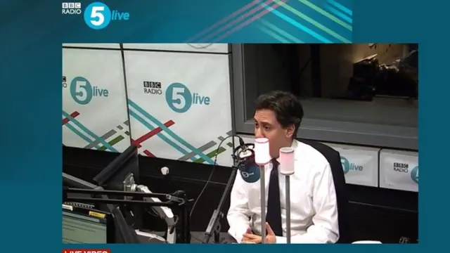 Ed Miliband on 5live