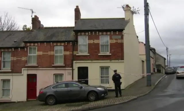 The body of Rimantis Tamosiunas was discovered in an end-of-terrace house in Catherine Street, Newry