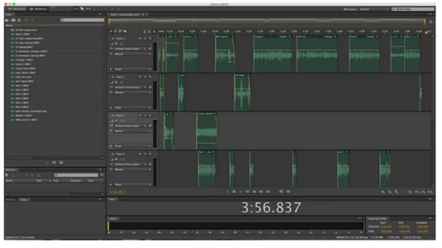 Picture of sound desk