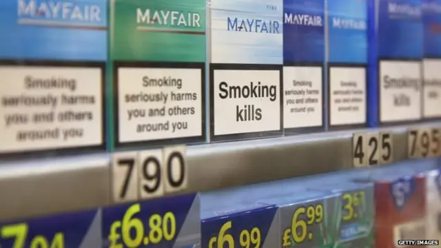 Cigarette packets