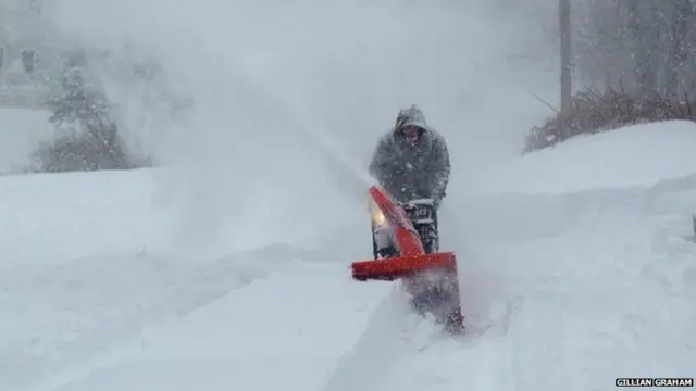 Maine snow