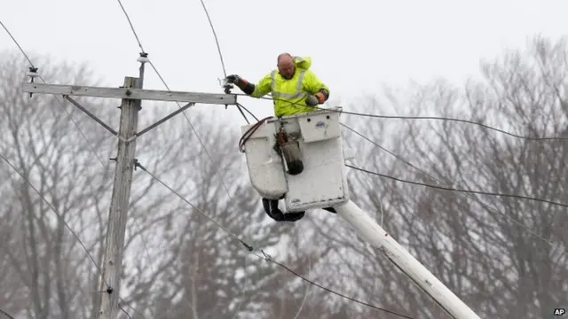 Power lines in Scituate