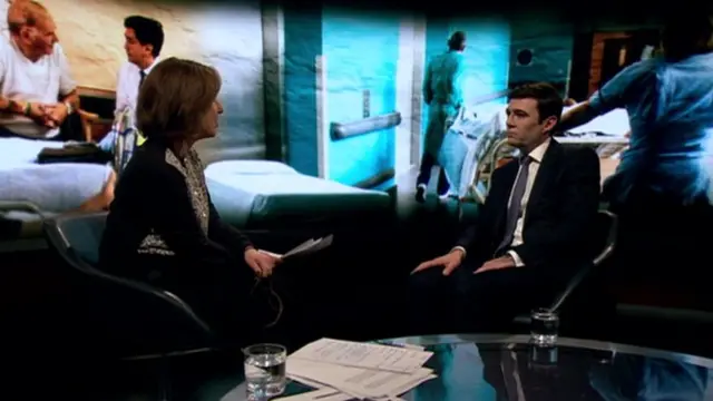 Andy Burnham and Kirsty Wark on Newsnight