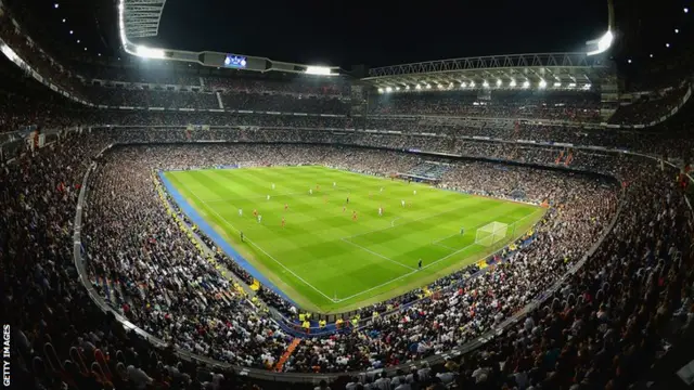 Real Madrid's Bernabeu