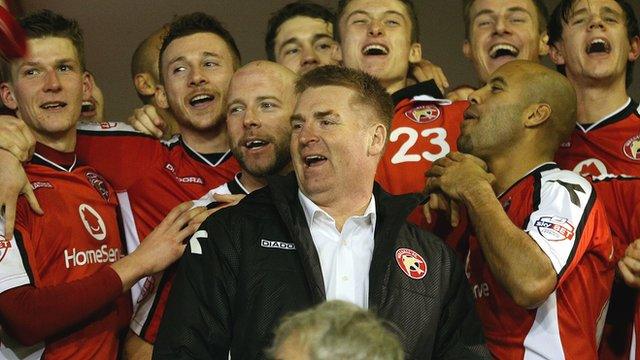 Walsall manager Dean Smith