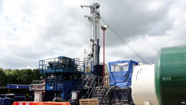 Fracking in Balcombe, southern England