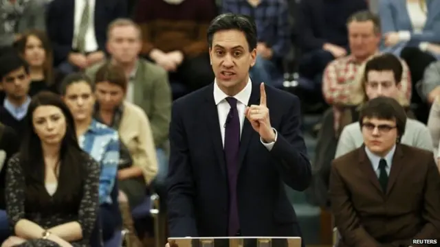 Ed Miliband speaking