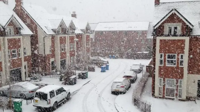 Snow in Greater Manchester