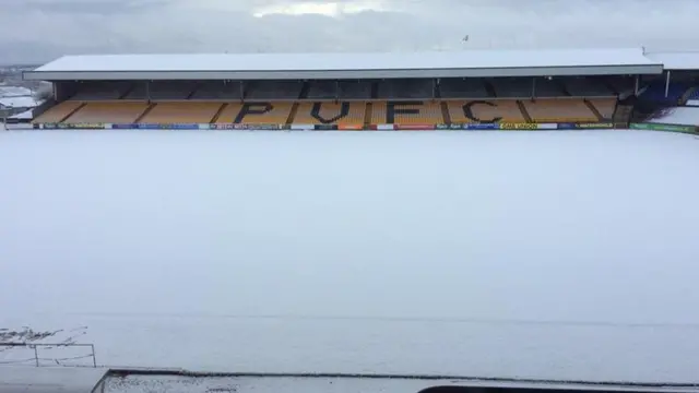 Port Vale snow