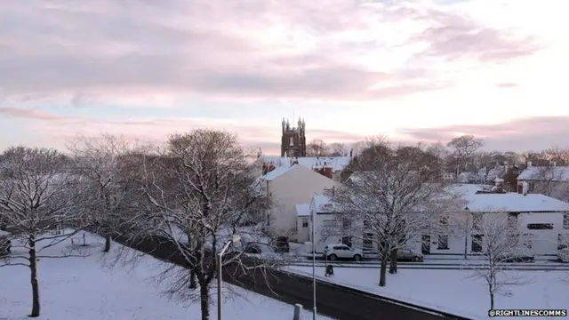 Sedgefield in the snow