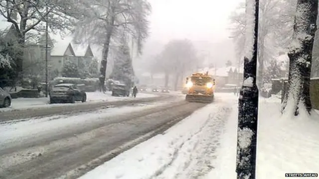 Gritting in South Yorkshire