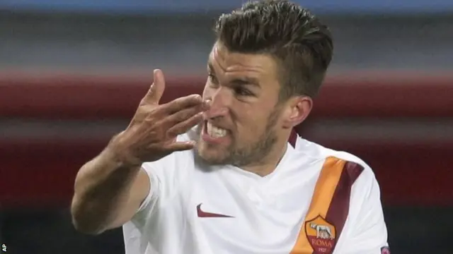 Roma midfielder Kevin Strootman