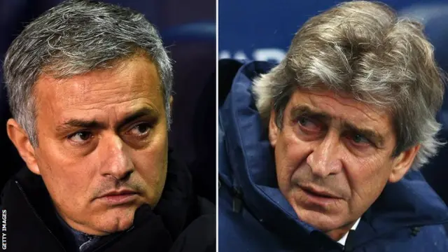 Jose Mourinho and Manuel Pellegrini