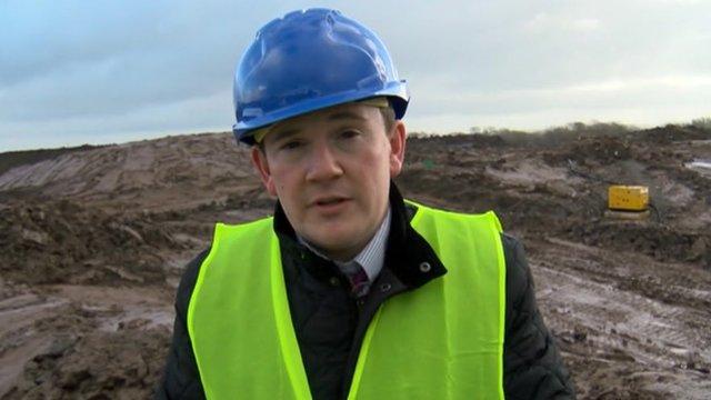 Matthew Richards at the prison site