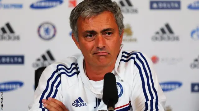 Chelsea manager Jose Mourinho