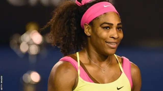 Serena Williams smiles