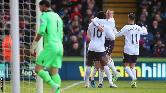 Romelu Lukaku celebrates