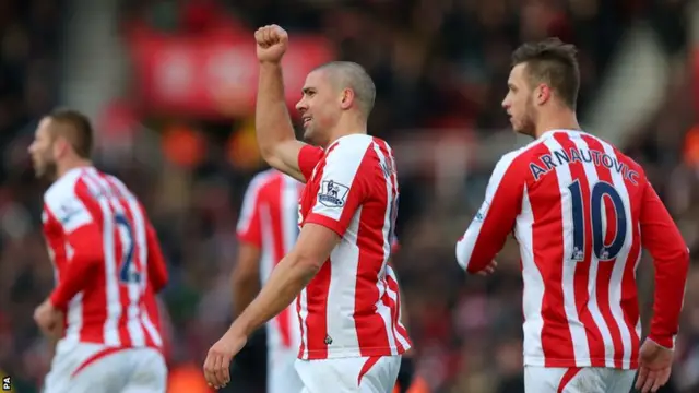 Jonathan Walters celebrates