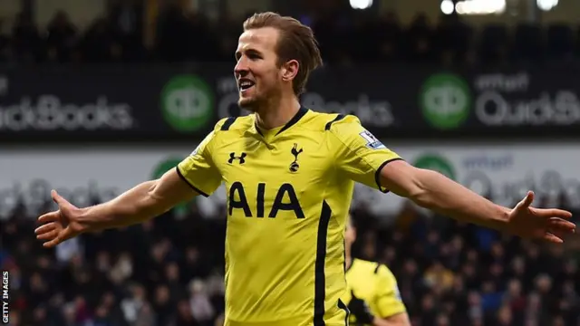 Harry Kane celebrates