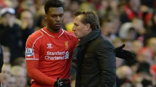 Daniel Sturridge and Brendan Rodgers