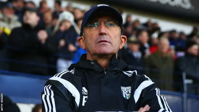 West Brom boss Tony Pulis