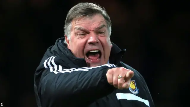 West Ham United manager Sam Allardyce