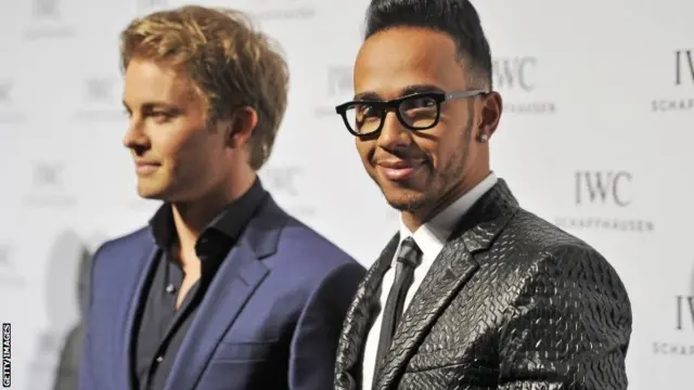 Lewis Hamilton and Nico Rosberg