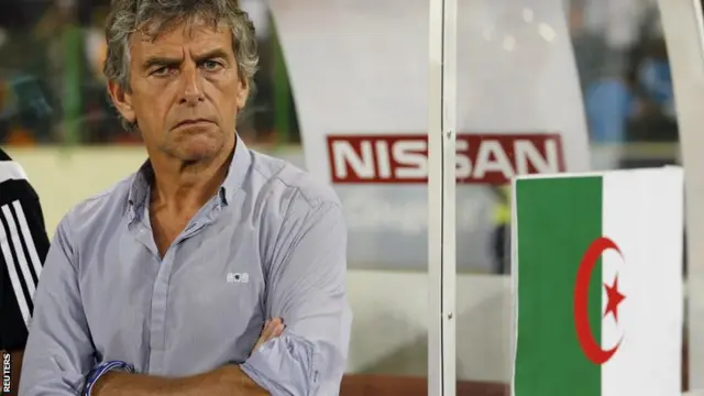 Algerian manager Christian Gourcuff