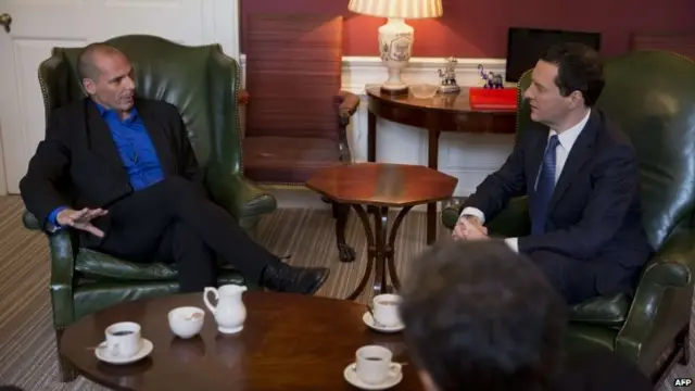 Yanis Varoufakis and George Osborne