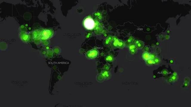 Twitter heatmap