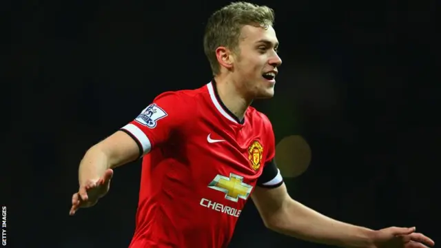 James Wilson celebrates