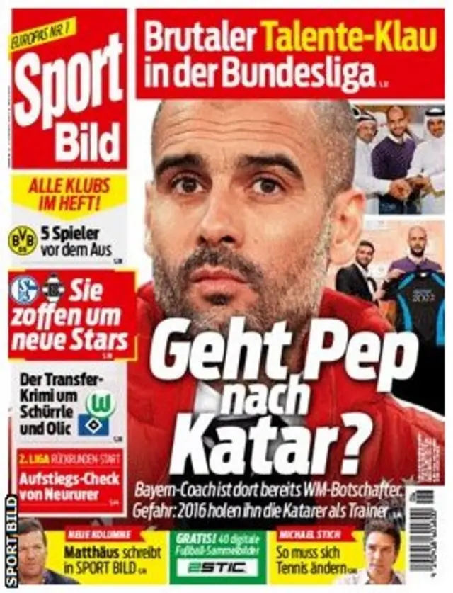 Wddnesday's Sport Bild