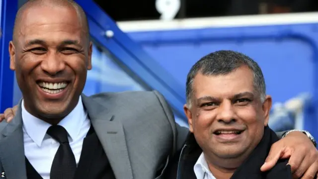 Les Ferdinand and Tony Fernandes