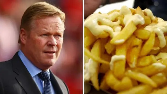 Ronald Koeman (left)