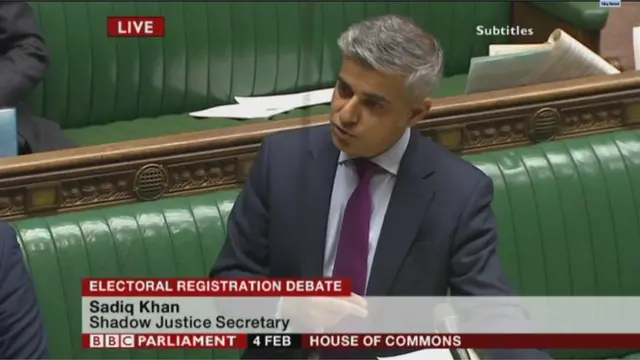 Sadiq Khan MP