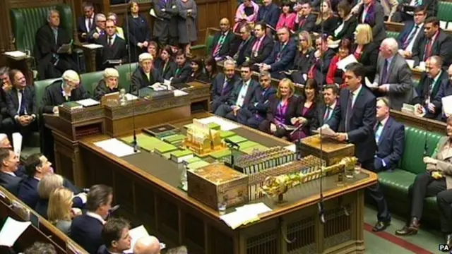 Ed Miliband speaking at Prime Minister's questions