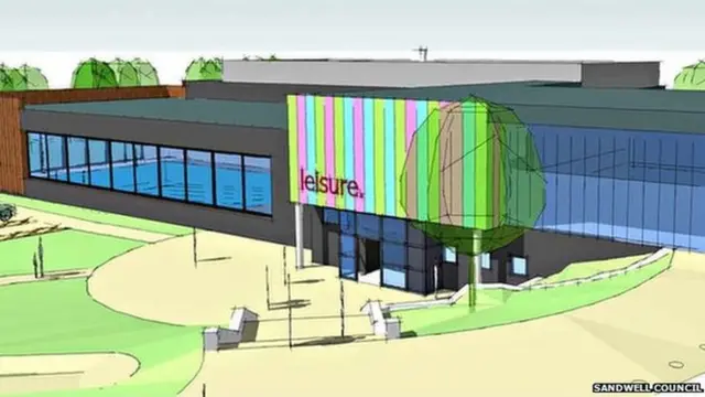 Wednesbury Leisure Centre (artists impression)