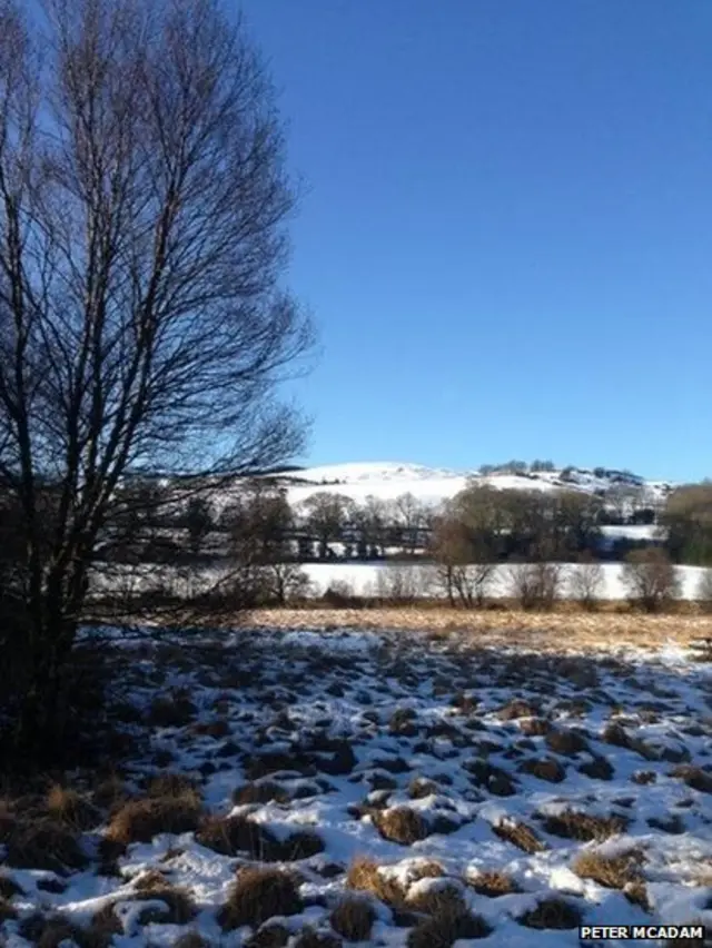 Dumfries snow