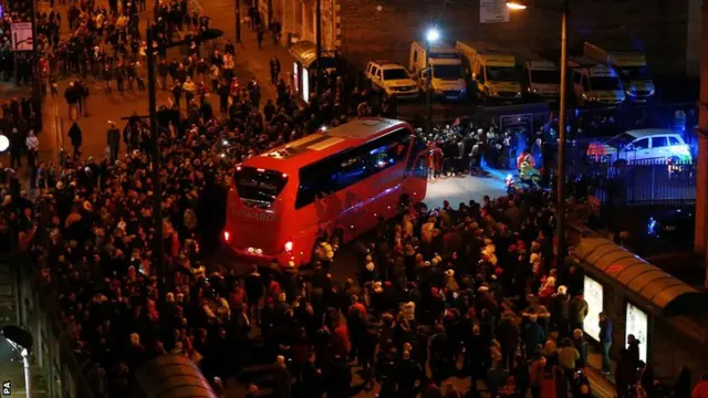 Wales team bus