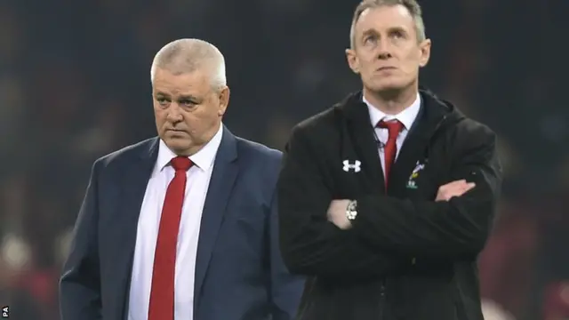 Warren Gatland and Rob Howley