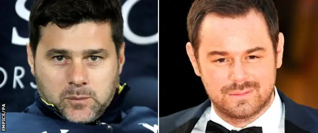 Mauricio Pochettino and Danny Dyer