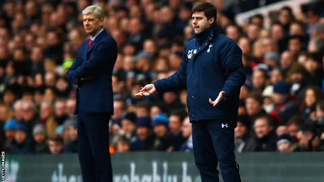 Arsene Wenger and Mauricio Pochettino