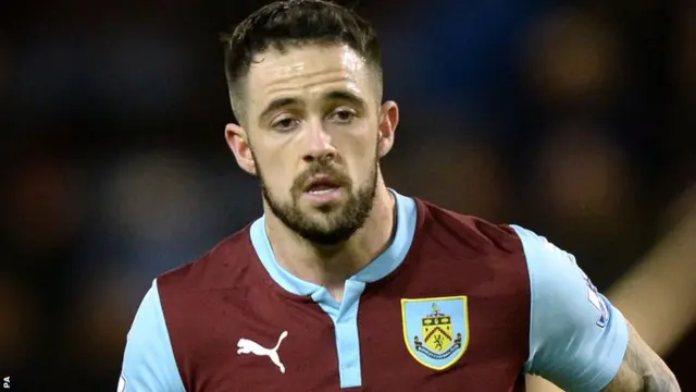 Burnley striker Danny Ings