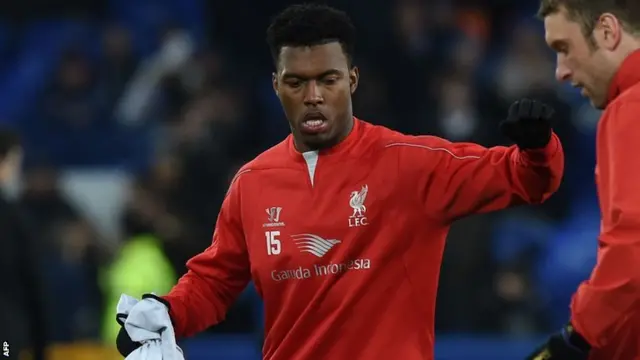 Liverpool striker Daniel Sturridge