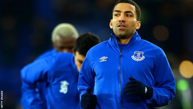 Everton's new striker Aaron Lennon