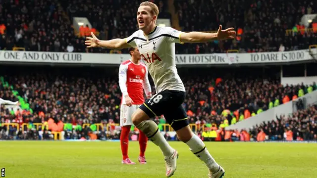 Tottenham forward Harry Kane